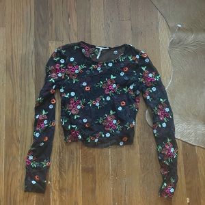 SHEER MESH URBAN OUTFITTERS TOP